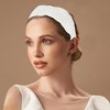 Unique Bargains Women's Fashion Elegant Vintage Lace Wide Pentagram Hairband White 1 Pc - 2 of 3