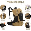 Waterproof Hiking Daypack with 3L Water Bladder and Rain Cover, Lightweight Travel Camping Backpack - 3 of 4