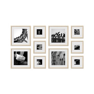 Haus and Hues Henley Gallery Wall Frame Set with Real Glass and Mat - 1 of 4