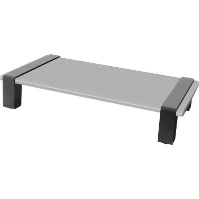 Kantek Monitor Stand 22"Wx10-1/5"Dx3-3/5"H Black/Gray MS735