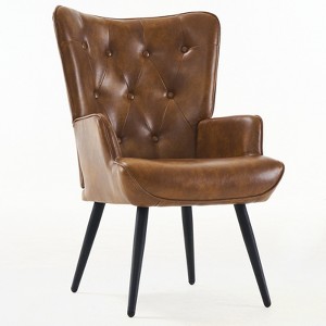 Cozy Upholstered Lounge Chair - 1 of 2