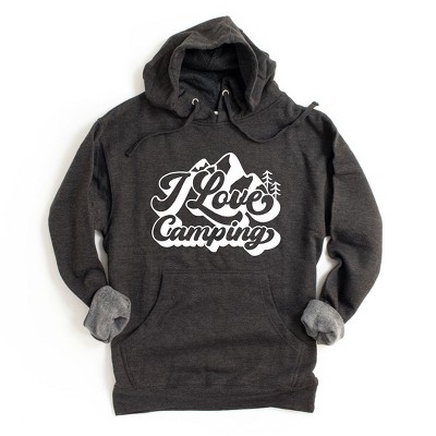 Simply Sage Market Women's Graphic Hoodie Happy Camper I Love Camping