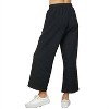 Women's Plus Size Textured Cropped Pants - SEE AND BE SEEN - 4 of 4