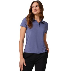 32 Degrees Women's Cool Fitted Lightweight Quick Dry Slim Fit Polo Shirt - 1 of 4