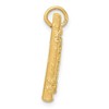 Black Bow Jewelry 14k Yellow Gold 3D Flute Pendant - 2 of 4