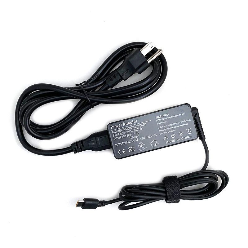 Premium Power Products 45W USB-C Laptop AC Power Adapter for Multiple Laptops