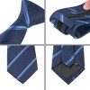Elerevyo Men's Casual Formal Zipper Pre-Tied Classic Patterned Neck Ties - 4 of 4