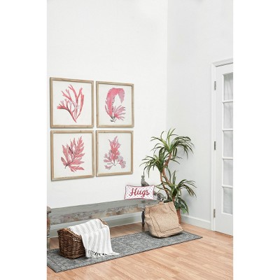 Red and White Embroidered Valentine's Day Lumbar Pillow