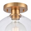 Elk Home Julian 1 - Light Semi-Flush Mount in  Brushed Gold - 2 of 3