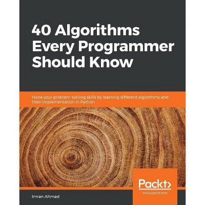 40 Algorithms Every Programmer Should Know - by  Imran Ahmad (Paperback)