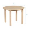 ECR4Kids 30in D Round Hardwood Table with 22in Legs - 2 of 4