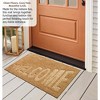Gardenised Heavy Duty Coco Coir Doormat with Non Slip PVC Baking Embossed Welcome Design Coconut Fiber Floor Mat 18x30" - 2 of 4