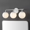 JONATHAN Y Louis Parisian Globe Metal/Frosted Glass Modern Contemporary LED Vanity Light - 2 of 4