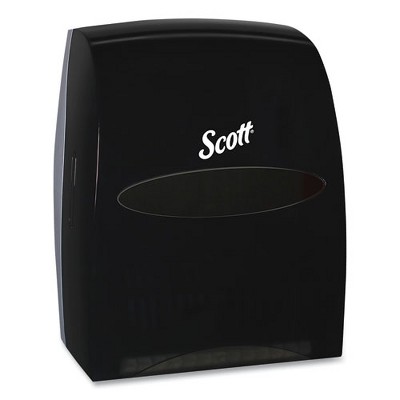 Scott Essential Manual Hard Roll Towel Dispenser, 13.06 x 11 x 16.94, Black