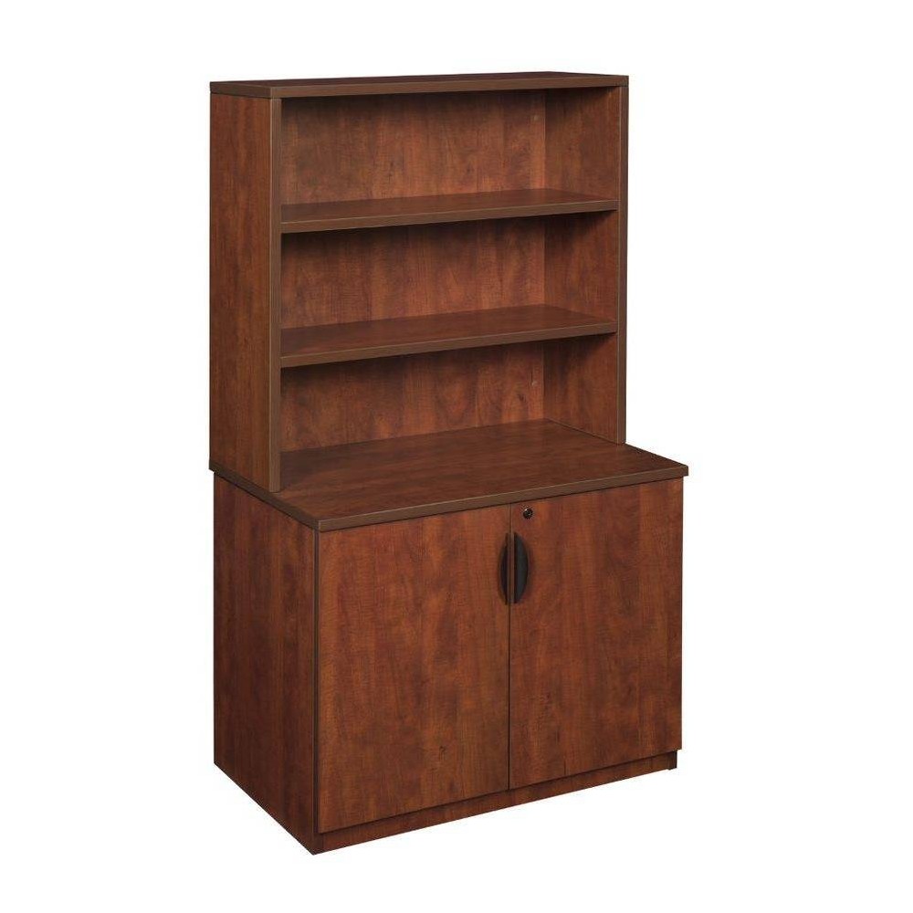 Photos - Furniture Hardware 29" Legacy Storage Cabinet with Open Hutch Cherry - Regency