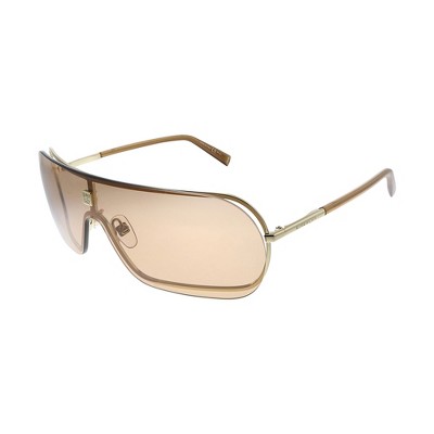 Givenchy GV 7168/S J5G Womens Shield Sunglasses Gold 99mm