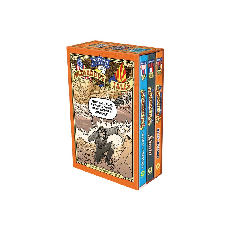 Nathan Hale's Hazardous Tales Third 3-Book Box Set - (Hardcover), 1 of 2