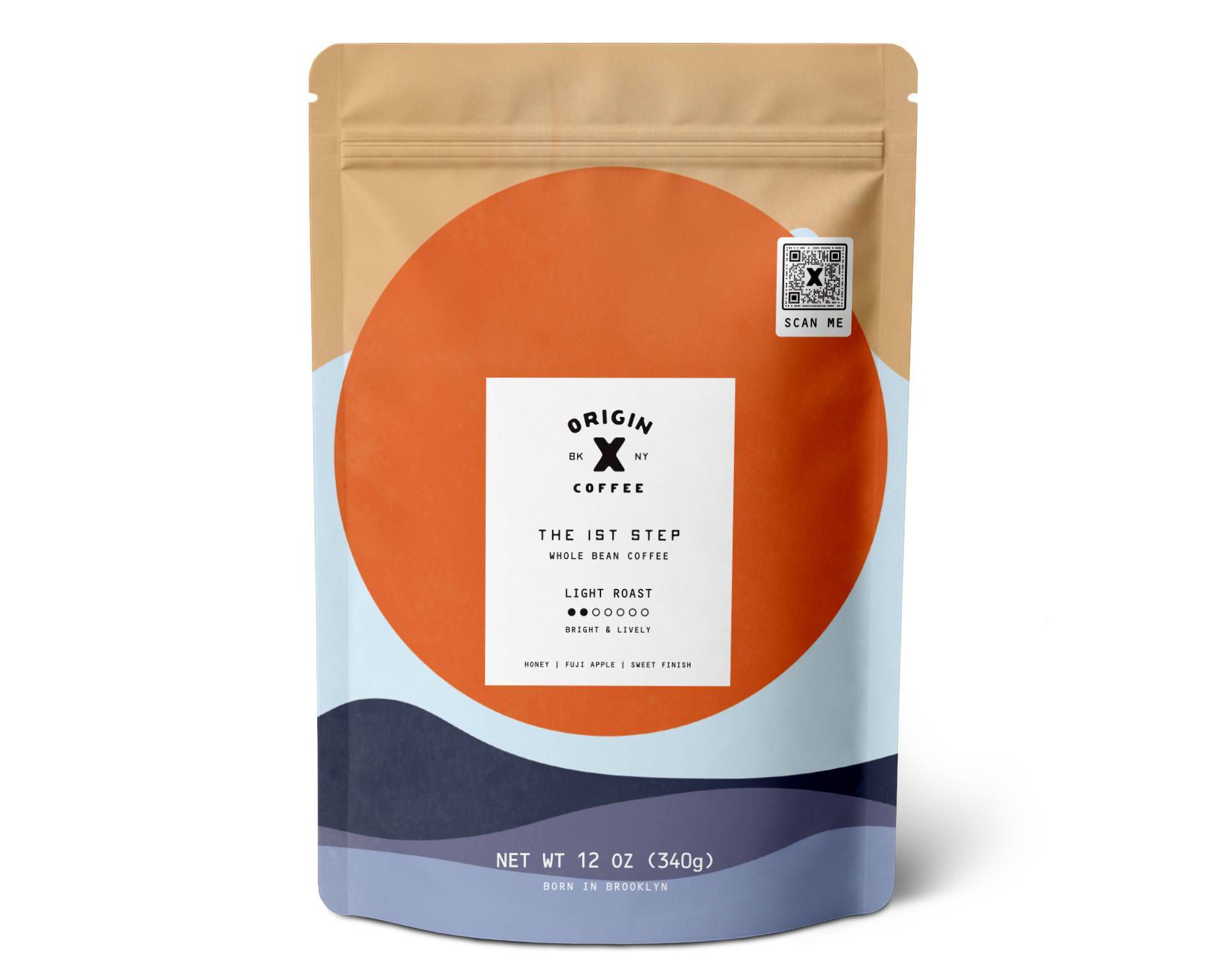 Origin X The 1st Step Light Roast Whole Bean Coffee - 12oz