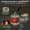 GasOne 115+ Hours Emergency Candle Set 8 Pack Long Burning Unscented Candles for Power Outages - 4 of 4