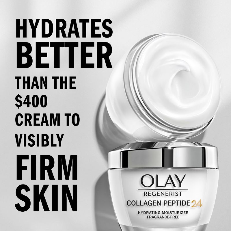 Olay Regenerist Collagen Peptide 24 Face Moisturizer Cream - 1.7oz, 3 of 13