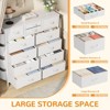 Gikpal 12 Drawer Dresser for Bedroom, Cupboards & Cabinets, Tall Dressers & Chests of Drawers for Bedroom, Side Pockets and Hooks, Living Room - 4 of 4