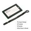 Unique Bargains PVC Durable Lightweight Backpack Travel ID Luggage Tag 3 Pcs - 3 of 4
