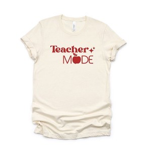 Simply Sage Market Women's Teacher Mode Apple Short Sleeve Graphic Tee - 1 of 3