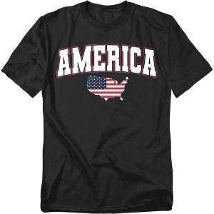 Men's America Arched Flag United States T-Shirt - 1 of 4
