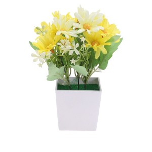 Unique Bargains Artificial Plants Cosmos Plastic 2.95"x2.95"x7.87" 1 Pc - 1 of 4