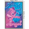 Trends International Disney Lilo and Stitch - Angel and Stitch Hug Framed Wall Poster Prints - 3 of 4