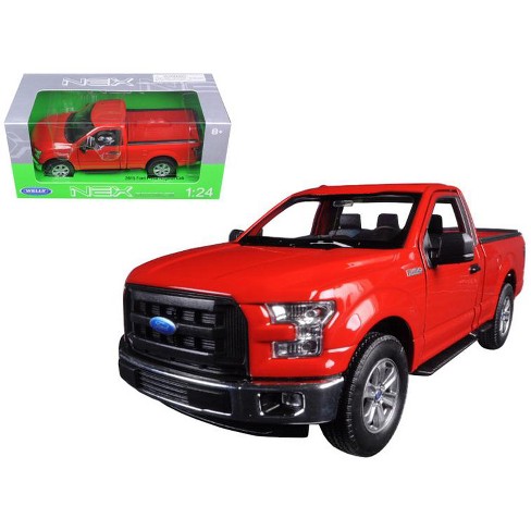 2015 Ford F 150 Regular Cab Pickup Truck Red 124 127 Diecast Model Car By Welly