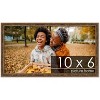 PosterPalooza | Photo Size Textured Gold Picture Frame - UV Acrylic, Foam Board Backing, Hanging Hardware - 2 of 4