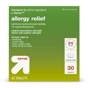 Cetirizine Hydrochloride Allergy Relief Tablets - up & up™