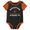 MLS Houston Dynamo Infant Boys' 3pk Bodysuit - 3 of 4