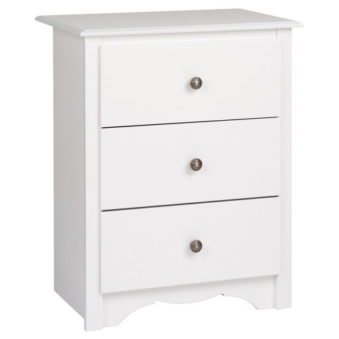 3 drawer sales nightstand target