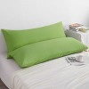 2 Pack Brushed Microfiber Body Pillowcases, Super Soft Body Pillow Cover with Envelope Closure - NTBAY - 3 of 4