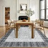 Modern Plaid Carpet,Washable Non-Slip Soft - 3 of 4