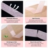 Itopfox 3 Rolls Silicone Gel Eyelash Tape for Extensions, Latex Free for Sensitive Skin, Breathable Micropore, Pain-Free Removal for Makeup Supplies - 2 of 4