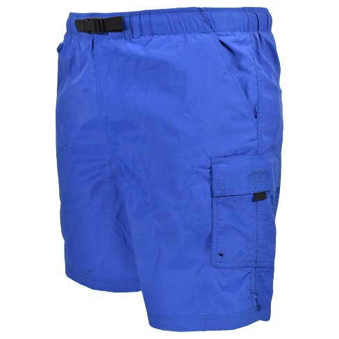 Men's belted cheap swim trunks