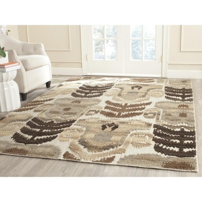 Hand-Knotted Pure Wool Textured Natural 8' x 10' Area Rug