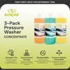Sun Joe 3 Pack Premium Snow Foam Car Wash Soap & Cleaner Concentrate, Can Be Used On Vinyl, Aluminum, Wood, & Brick, Removes Dirt & Grime, SPX-AW3Q - 2 of 4