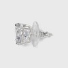 Sterling Silver Cubic Zirconia Duo Round Stud Earring Set 2pc - Clear - image 2 of 2