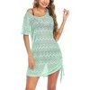 Avidlove Cover Ups for Swimwear Women Beach Coverups Lace Bikini Beachwear White L - 3 of 4