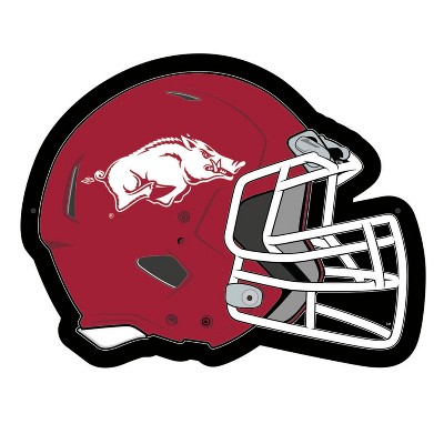 Evergreen Ultra-Thin Edgelight LED Wall Decor, Helmet, University of Arkansas- 19.5 x 15 Inches Made In USA