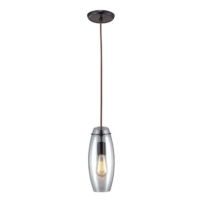 Elk Home Menlow Park 1 - Light Pendant in  Oiled Bronze