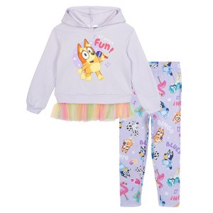 Bluey Girls Fleece Hoodie and Leggings Outfit Set Little Kid to Big Kid - 1 of 4