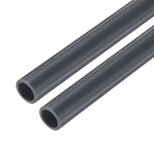 Unique Bargains High Impact Water Plumb Cable Sleeve PVC Rigid Round Pipes 9" Length - 1 of 3