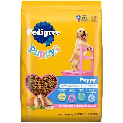 Pedigree Chicken, Rice and Vegetable Flavor Puppy Dry Dog Food