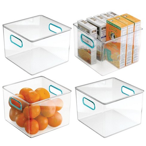 mDesign + Paperboard Food Storage Organizer Bin 4-Pack
