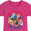 Girls' - Paw Patrol - Americana Fitted Short Sleeve Graphic T-Shirt - 2 of 4